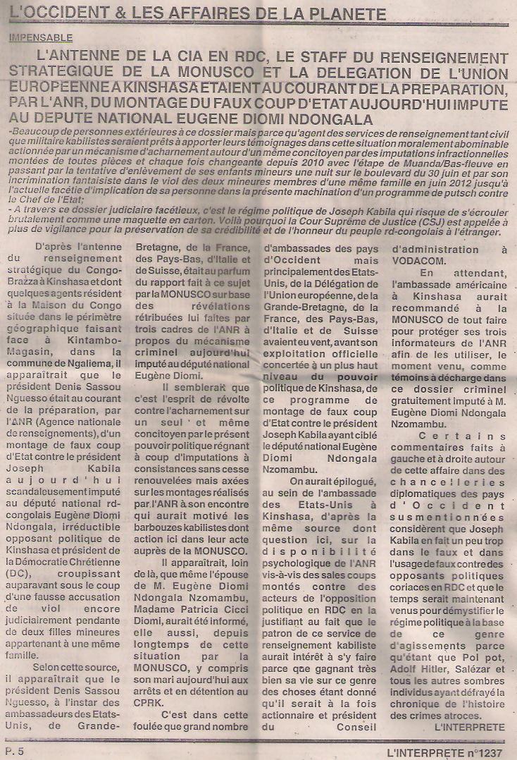 EUGENE DIOMI NDONGALA, LE PRISONNIER POLITIQUE DU REGIME KABILA - Page 2 Linterprete-nc2b01237