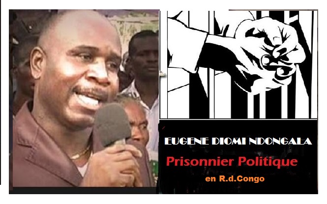 LE PRISONNIER POLITIQUE EUGENE DIOMI NDONGALA CONDAMNE A 10 ANS DE PRISON PAR LE REGIME KABILA Diomi-prisonier-politique-rdc