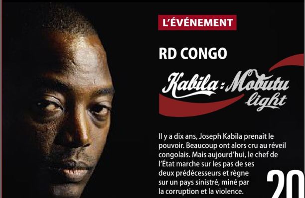 KABILA, A FRANCOIS SOUDAN EN 2007:"Mais Joseph Kabila n’est pas comme les autres. J’ai donné ma parole d’honneur en promulguant cette Constitution, je n’y toucherai donc pas. Le pouvoir use. Il faut savoir s’arrêter" / JEUNE AFRIQUE Kabila-mobutu-light