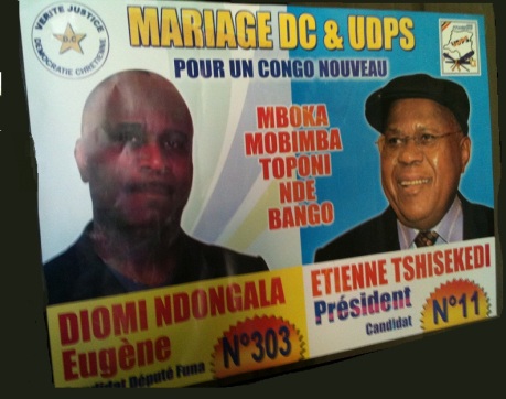 EUGENE DIOMI NDONGALA, LE PRISONNIER POLITIQUE DU REGIME KABILA Diomi-tshisekedi-poster-6mx2-5m