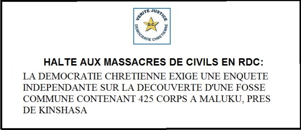 DOSSIER: UN CHARNIER AVEC 425 CADAVRES DENONCE PAR LA POPULATION DE MALUKU: LE GOUVERNEMENT CONGOLAIS – Y- AURAIT ENTERRE LA NUIT LES MANIFESTANTS TUES LE 19/20/21 JANVIER 2015? UNE ENQUETE APPROFONDIE EST NECESSAIRE /MIS A JOUR - Page 2 Halte-aux-massacres