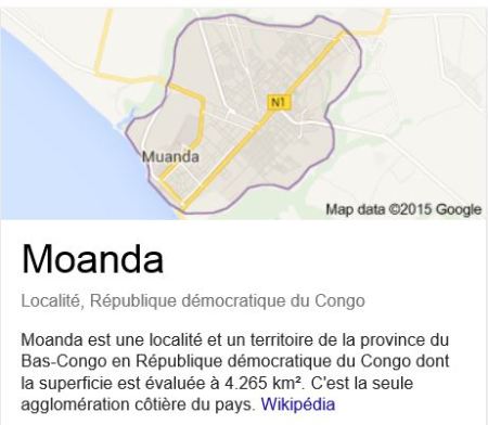 FLASH: SITUATION TRES INQUIETANTE A MOANDA, KONGO CENTRAL Moanda